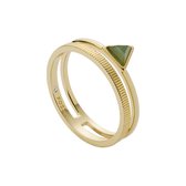 Fossil Damen-Damenring Metall Aventurin 50 Goud 32019954