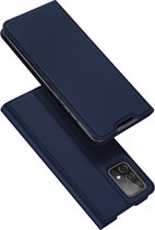 Dux Ducis - Telefoonhoesje geschikt voor Samsung Galaxy A73 5G - Skin Pro Book Case - Blauw