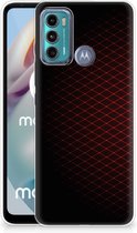 GSM Hoesje Motorola Moto G60 Backcase TPU Siliconen Hoesje Geruit Rood