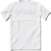 Shoarma - Snack T-Shirt | Grappig Verjaardag Kleding Cadeau | Eten En Snoep Shirt | Dames - Heren - Unisex Tshirt | - Wit - 3XL