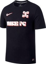 Nike T-Shirt M NK FC Tee - Zwart - Maat XXL