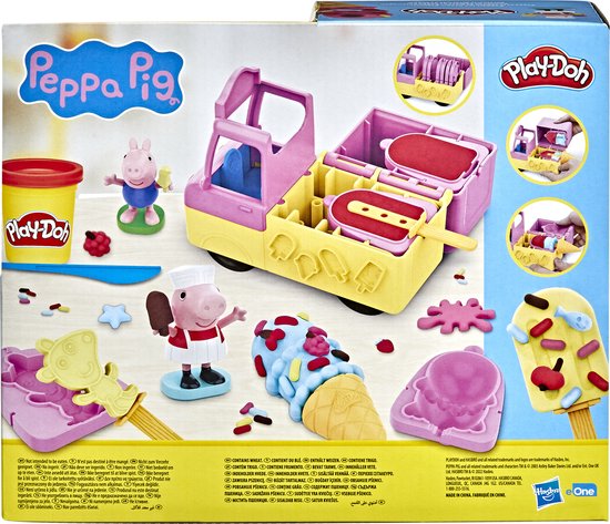 Play-Doh Peppas IJsjes Speelset - Boetseerklei - Inclusief 5 Play-Doh potjes