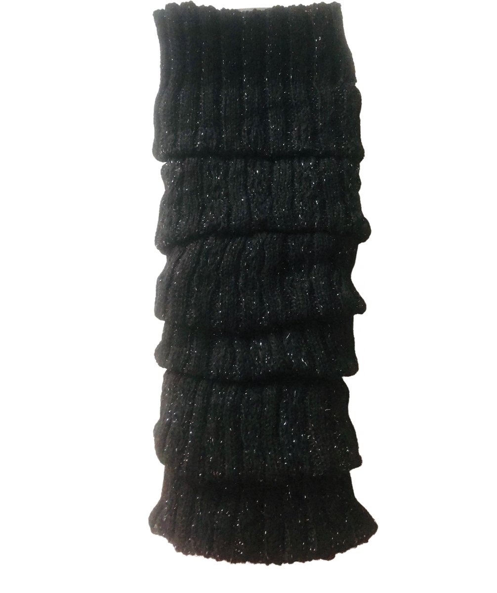 Modieuze Warme Beenwarmers / Sleever / Legwarmer | Beenwarmer | One Size - Zwart