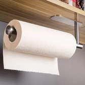 Keukenrolhouder | papierrolhouder | Zilver | Roestvrijstaal | 30 Cm