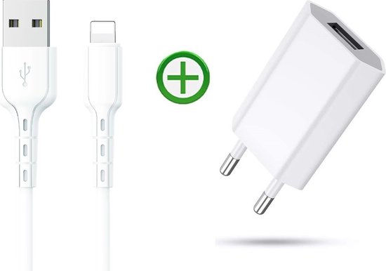 Chargeur iPhone - Câble de charge et adaptateur USB - Apple iPhone 12 / 11  / X / XS /