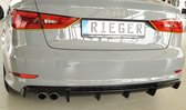 RIEGER - DIFFUSEUR PERFORMANCE / VALANCE - AUDI A3 PREFACELIFT BERLINE / CABRIOLET - BLACK BRILLANT