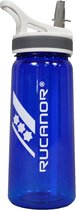 Rucanor - Easy Drinkbottle 0,6 Liter - Drink Bidon - One Size - BlauwTransparant