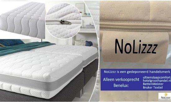 EvergreenWeb JOLLY Eenpersoons matrasovertrek 80 x 200 cm, hoogte 18-20 cm, witte overtrek met ritssluiting, hypoallergene bekleding, ademende band, wasbare schaal