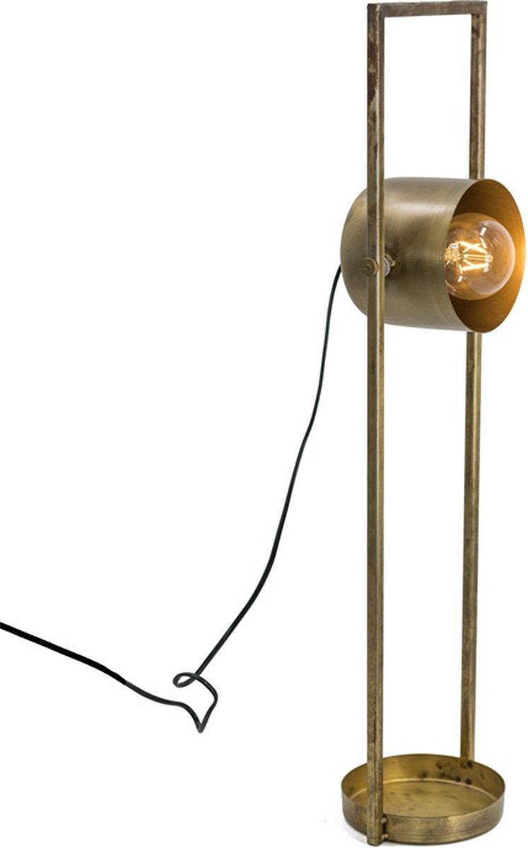 Industriële Bureaulamp - Bureaulamp - Tafellamp - Bureaulamp Led - Goud - 79 cm hoog