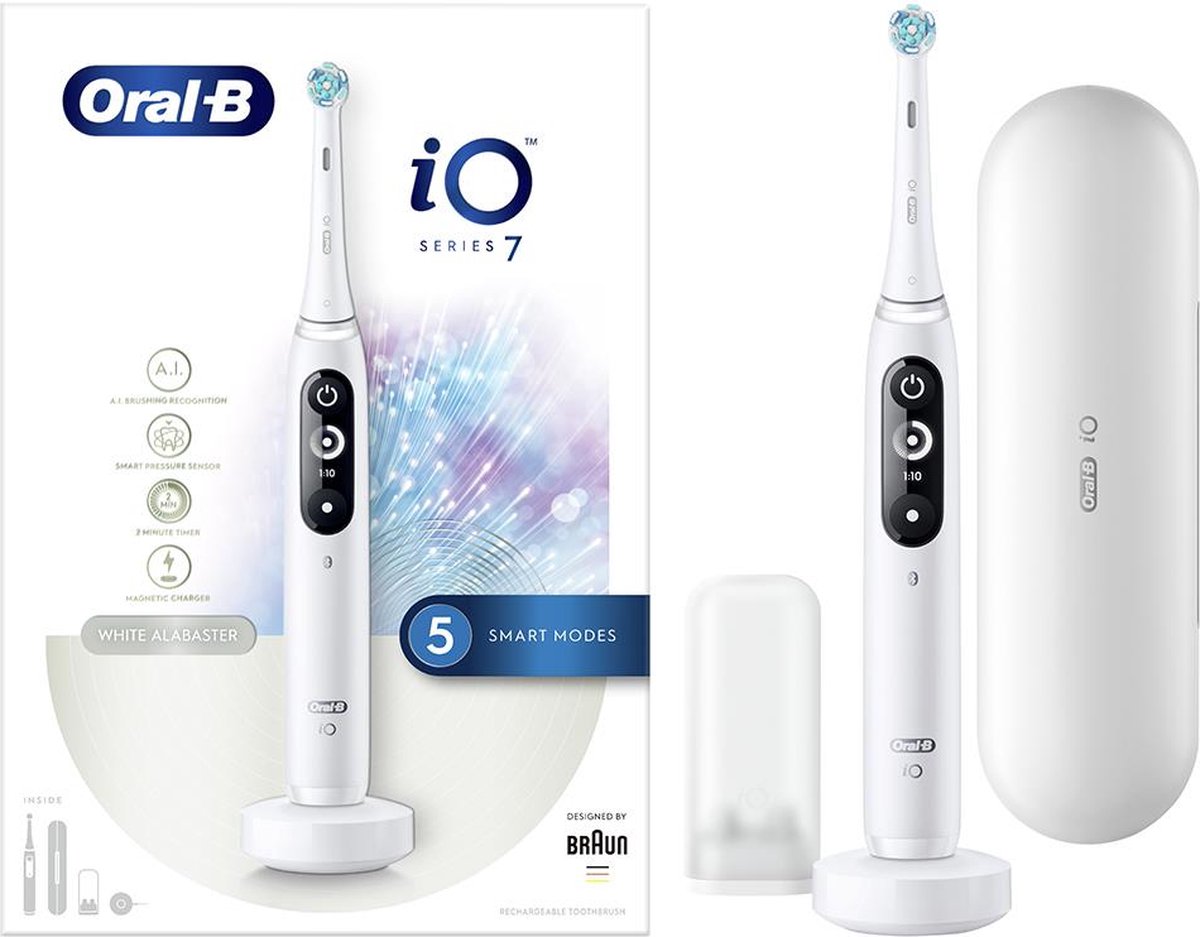Afbeelding 2 van Oral-B iO 7N - Elektrische Tandenborstel - Wit