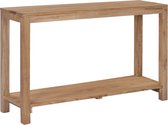 Decoways - Wandtafel 120x35x75 cm massief teakhout