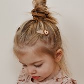 Mini scrunchie - brown rib | Bruin | Baby