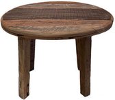 Tafel  - salontafel - 90 cm rond  - metalen bloementafel -  trendy  -  H45cm