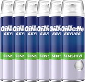 Gillette Scheerschuim Sensitive - 6 x 250ml