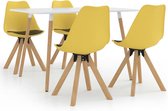 Decoways - 5-delige Eethoek geel en zwart