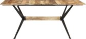 Decoways - Eettafel 180x90x76 cm massief mangohout