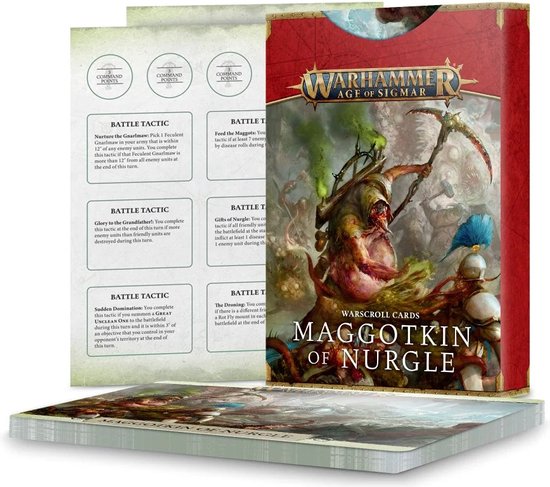 Thumbnail van een extra afbeelding van het spel Warscroll Cards: Maggotkin of Nurgle