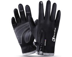 KYNCILOR Winter Handschoenen Touchscreen Wind en Water Proof Zwart L