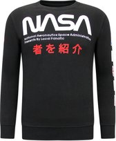 Heren Sweater - NASA International - Zwart