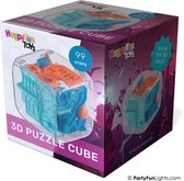 HappyFunToys - 3D Puzzel Kubus met 99 stappen - reisspel