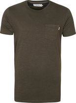 Shiwi - T-Shirt Marc Donkergroen - M - Regular-fit