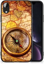 Foto hoesje Geschikt voor iPhone XR Telefoonhoesje met Zwarte rand Kompas