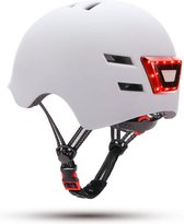 Helm Elektrische Step met verlichting - LEDhelm - Helm Kinderen - Helm Volwassenen - Fietshelm - Scooterhelm - Maat L