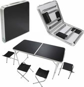 Kampeertafel voor buiten - Draagbaar opklapbaar bureau - Meubels - Computertafel - Aluminiumlegering Wandelen Klimmen Picknick Klaptafels Stoelen