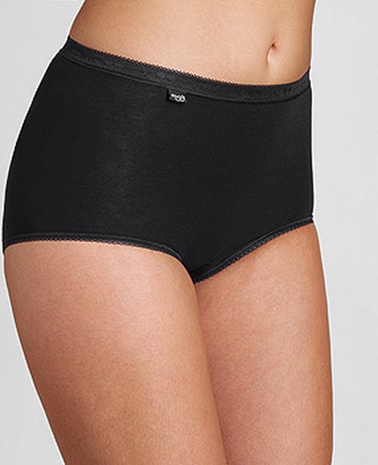 sloggi Basic+ Dames Maxi slip - 4-pack - Zwart