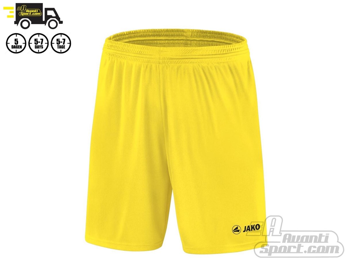 Jako Short Manchester Kort Geel - Maat 152