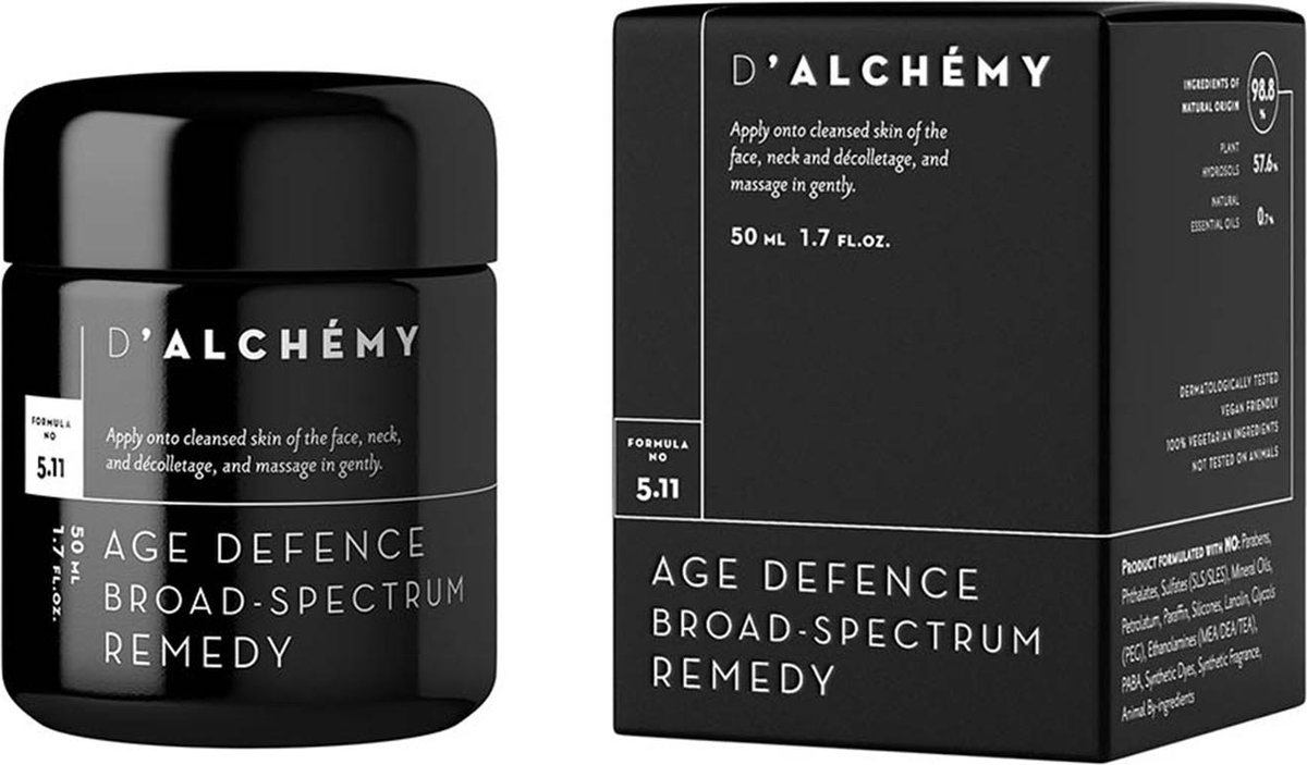 D'alchemy_age Defence Broad-spectrum Remedy Krem Na Zmiany Hormonalne I Przebarwienia 50ml