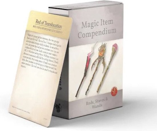 Afbeelding van het spel 5e Magic Item Compendium: Rods, Staves, & Wands