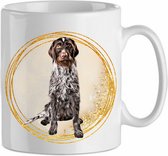Mok Duitse langhaar Pointer/ German Wirehair Pointer 1.2 | Hond| Cadeau| Cadeau | Beker 31 CL