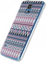 Samsung Galaxy S5 Hoesje - Xccess - Serie - TPU Backcover - Hipster Pink - Hoesje Geschikt Voor Samsung Galaxy S5