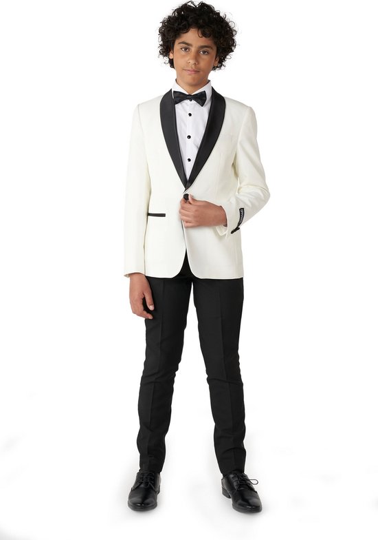 OppoSuits Pearly White - Tieners Tuxedo - Chique - Maat: 10 jaar