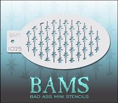 Bad Ass Mini Stencil 1025