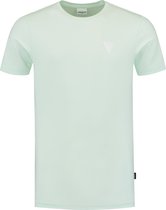 Purewhite -  Heren Slim Fit    T-shirt  - Groen - Maat L