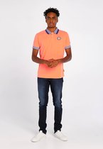 J&JOY - Poloshirt Mannen 04 Outback Fiery Coral