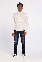 J&JOY - Overhemd Mannen 17 Rain Forest Ecru Linen