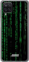 6F hoesje - geschikt voor Samsung Galaxy A12 - Transparant TPU Case - Hacking The Matrix #ffffff
