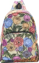 Eco Chic - Backpack - B11GN - Green - Peonies*