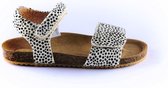 Clic sandaal CL-Grass pony print puntos wit-29