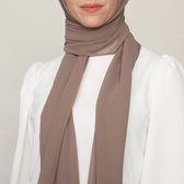 Hoofddoek Chiffon Rose Taupe– Hijab – Sjaal - Hoofddeksel– Islam – Moslima