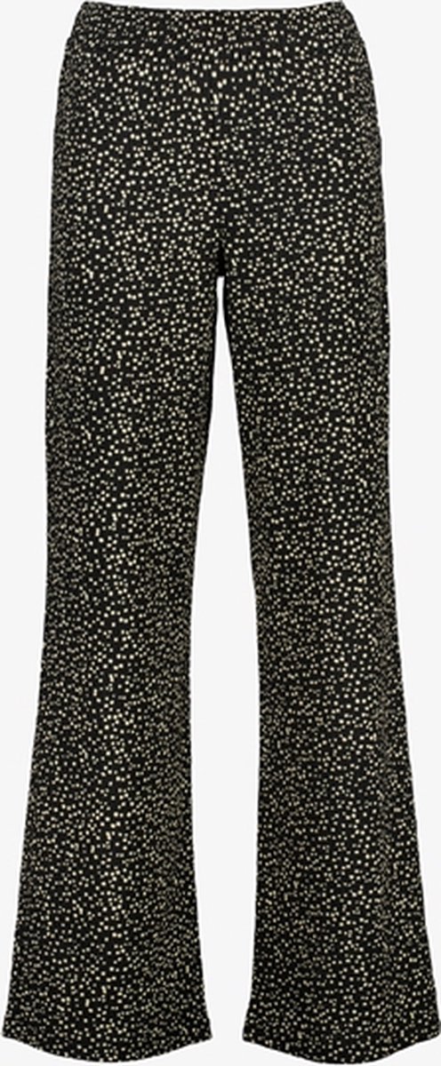 Twoday flared broek met stippen - Zwart - Maat XL | bol.com