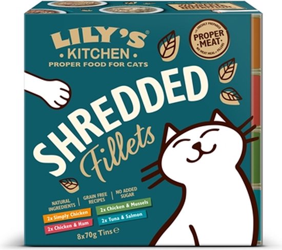 Lily’S Kitchen Shredded Fillets Multipack – 8X70 Gr