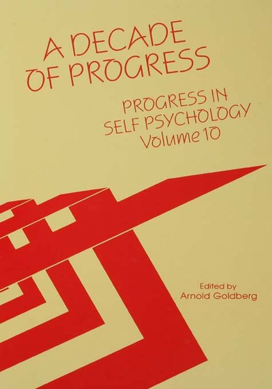 Progress in Self Psychology, V. 10 - cover
