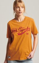 Superdry Dames tshirt Vintage College T-shirt met geschreven opdruk