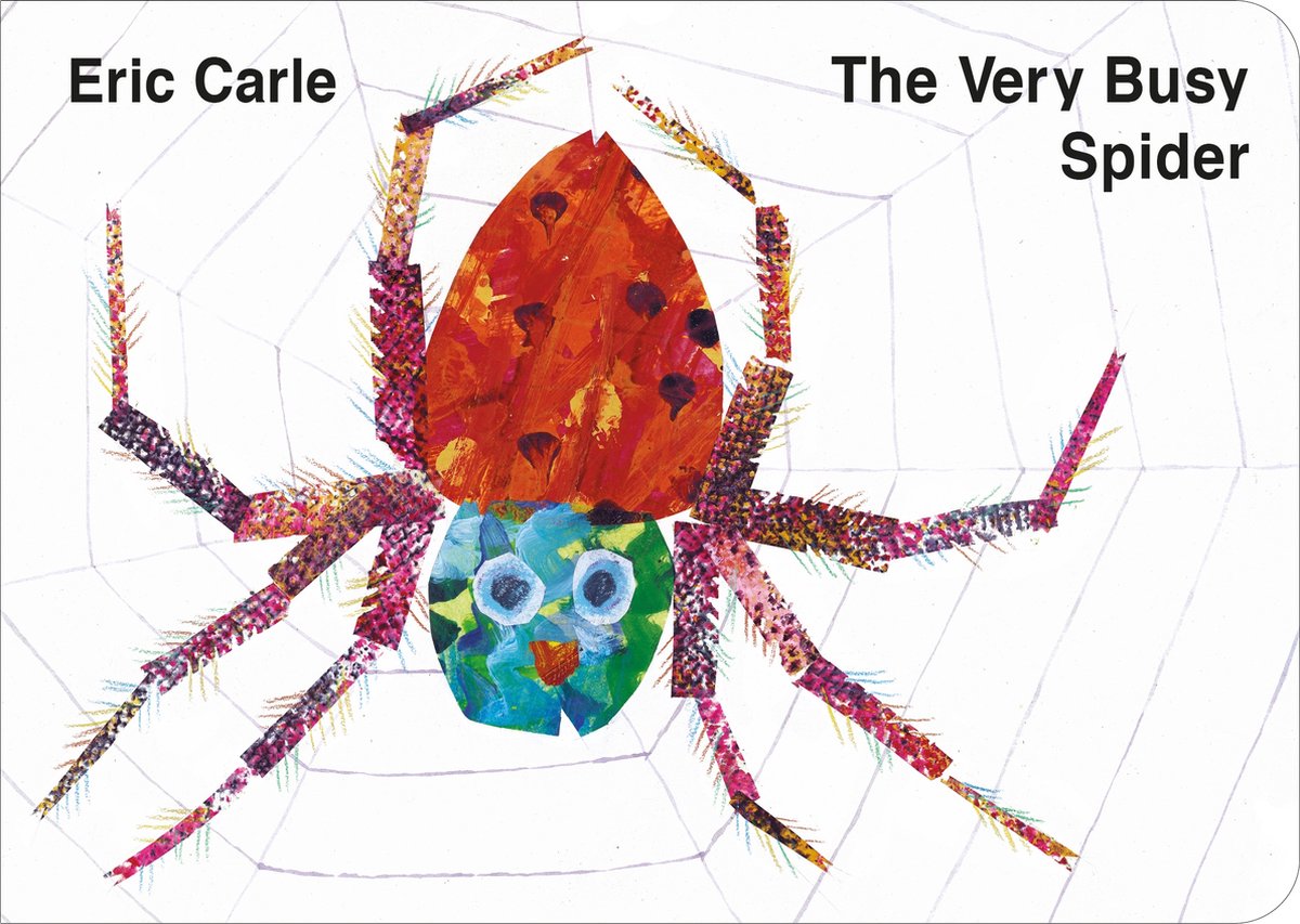 Very Busy Spider Board Book - Eric Carle