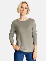 GERRY WEBER Dames Trui met structuur, van organic cotton