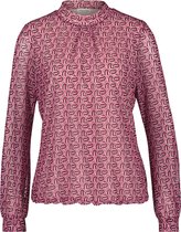 GERRY WEBER Dames Blouseachtig shirt van mesh